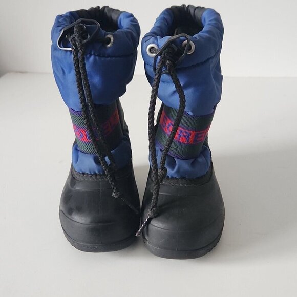 SOREL| Blue Black Chariot Snow Winter Insulated Nylon Boots Size 6 Retro - Picture 5 of 6